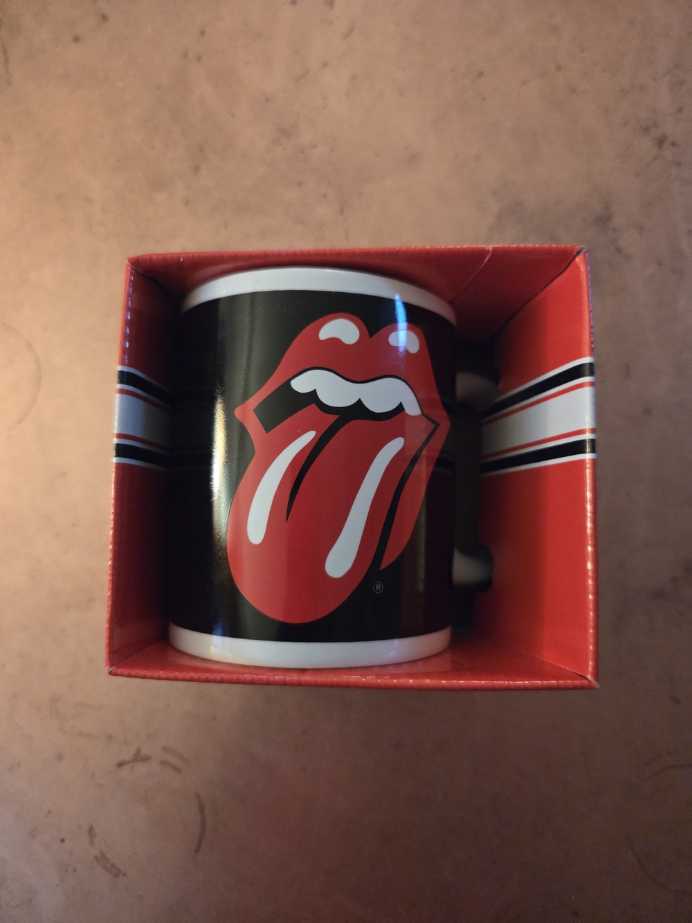 The Rolling Stones Red Tongue Logo Ceramic Mug